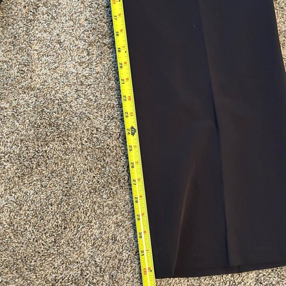 Eddie Bauer Blakely Fit Black Wide-Leg Trousers Size 14 EUC - Picture 11 of 15